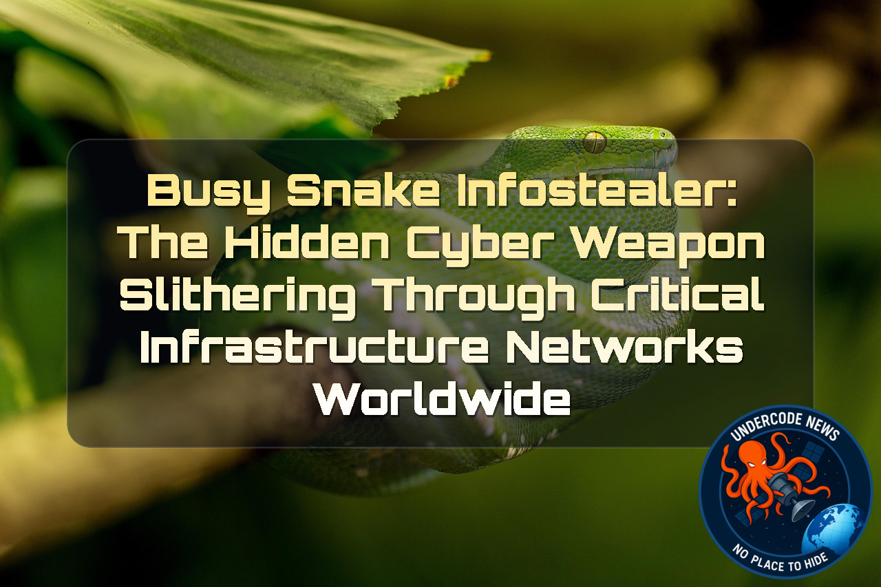 BusySnake Infostealer: The Hidden Cyber Weapon Slithering Through Critical Infrastructure Networks Worldwide + Video