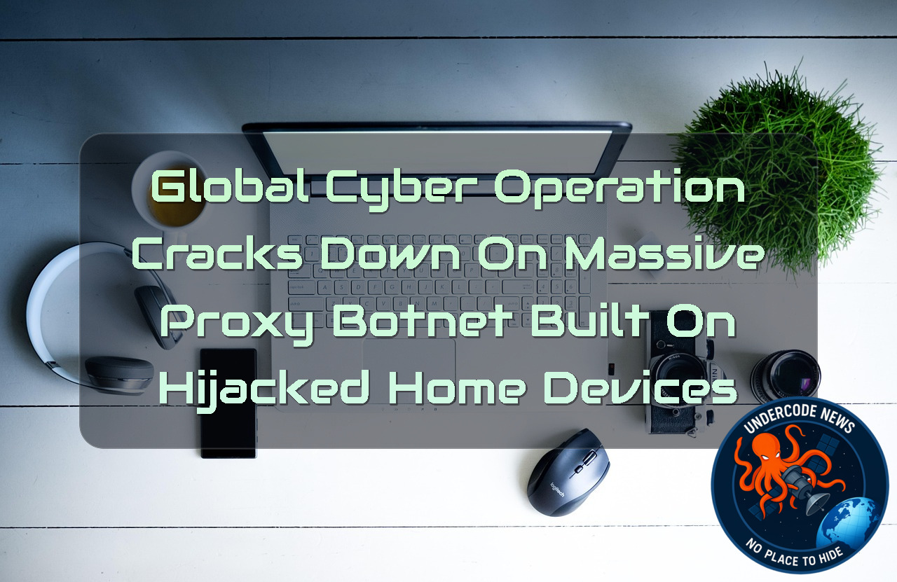 Global Cyber Operation Cracks Down on Massive Proxy Botnet Built on Hijacked Home Devices + Video