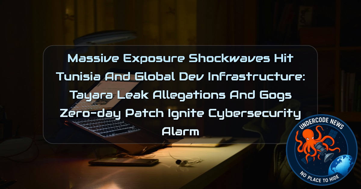 Massive Exposure Shockwaves Hit Tunisia and Global Dev Infrastructure: Tayara Leak Allegations and Gogs Zero-Day Patch Ignite Cybersecurity Alarm + Video