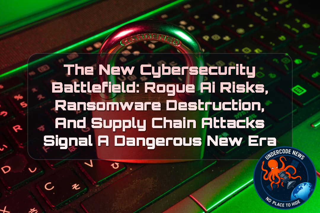 The New Cybersecurity Battlefield: Rogue AI Risks, Ransomware Destruction, and Supply Chain Attacks Signal a Dangerous New Era + Video