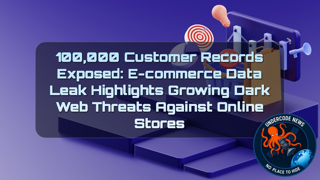 100,000 Customer Records Exposed: E-Commerce Data Leak Highlights Growing Dark Web Threats Against Online Stores + Video