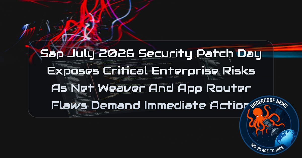 SAP July 2026 Security Patch Day Exposes Critical Enterprise Risks as NetWeaver and AppRouter Flaws Demand Immediate Action + Video