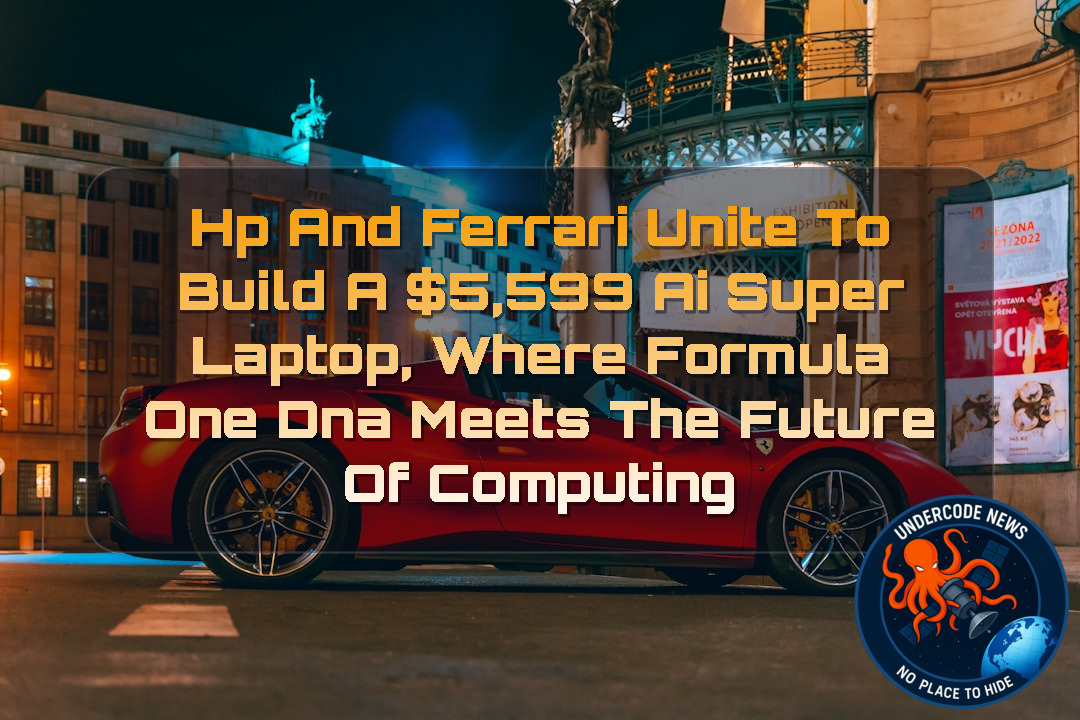 HP and Ferrari Unite to Build a ,599 AI Super Laptop, Where Formula One DNA Meets the Future of Computing + Video