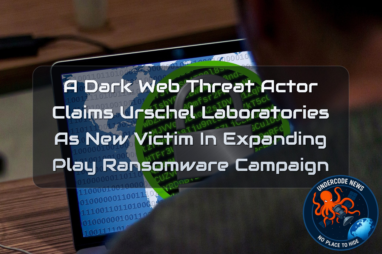 A DarkWeb Threat Actor Claims Urschel Laboratories as New Victim in Expanding Play Ransomware Campaign + Video