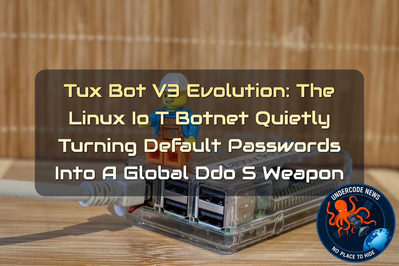 TuxBot v3 Evolution: The Linux IoT Botnet Quietly Turning Default Passwords Into a Global DDoS Weapon + Video