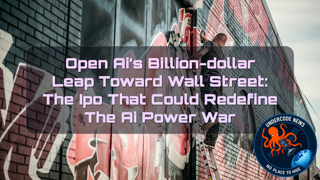 OpenAI’s Billion-Dollar Leap Toward Wall Street: The IPO That Could Redefine the AI Power War + Video