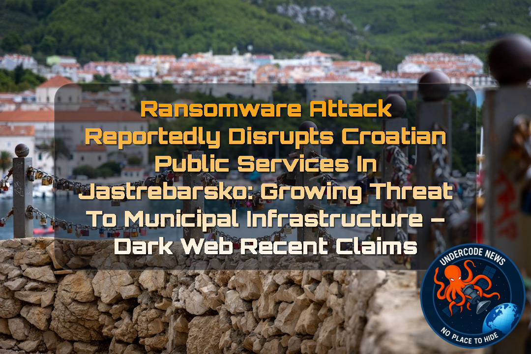 Ransomware Attack Reportedly Disrupts Croatian Public Services in Jastrebarsko: Growing Threat to Municipal Infrastructure – Dark Web Recent Claims + Video