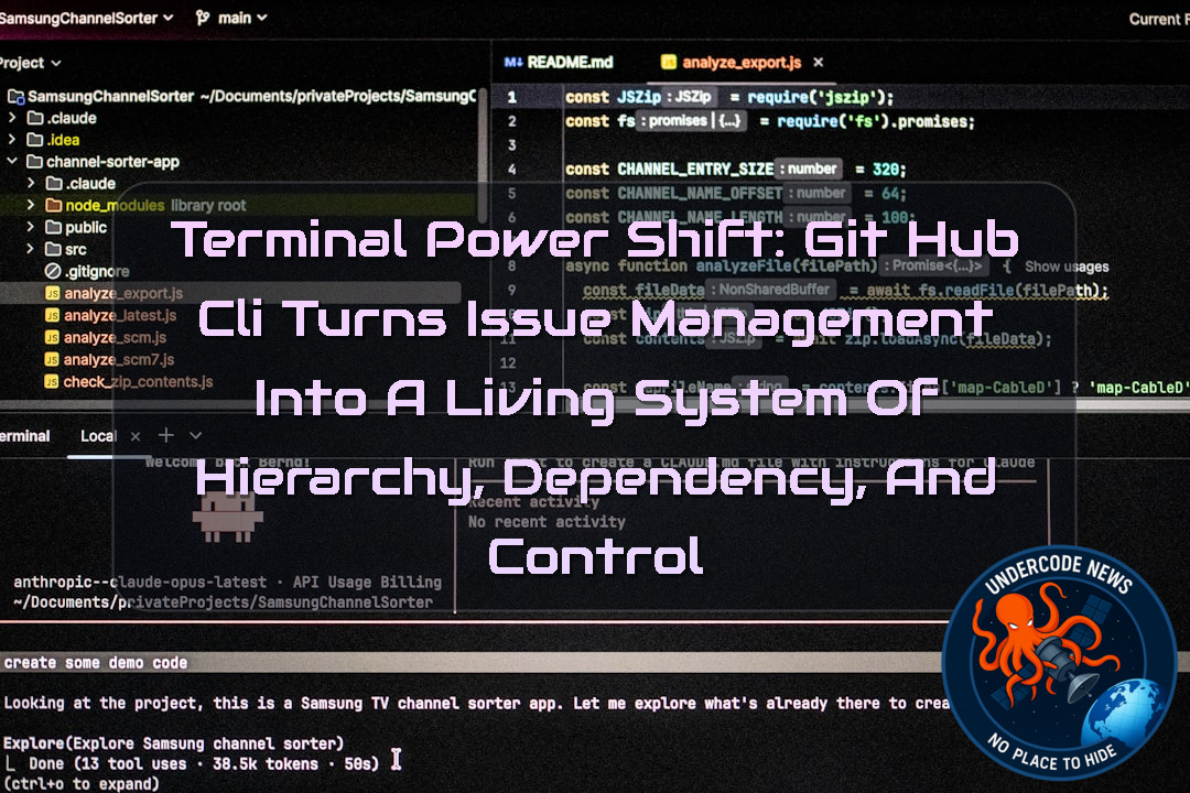 Terminal Power Shift: GitHub CLI Turns Issue Management into a Living System of Hierarchy, Dependency, and Control + Video