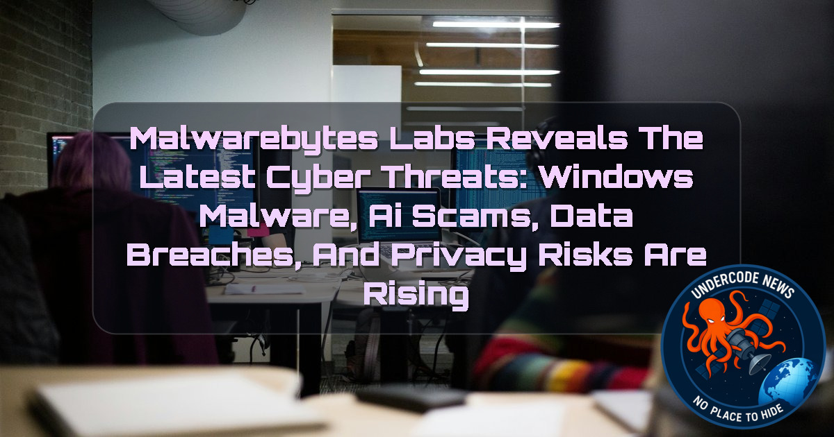 Malwarebytes Labs Reveals the Latest Cyber Threats: Windows Malware, AI Scams, Data Breaches, and Privacy Risks Are Rising + Video