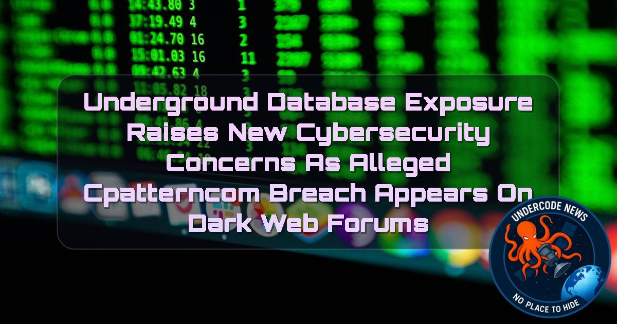 Underground Database Exposure Raises New Cybersecurity Concerns as Alleged cpatterncom Breach Appears on Dark Web Forums + Video