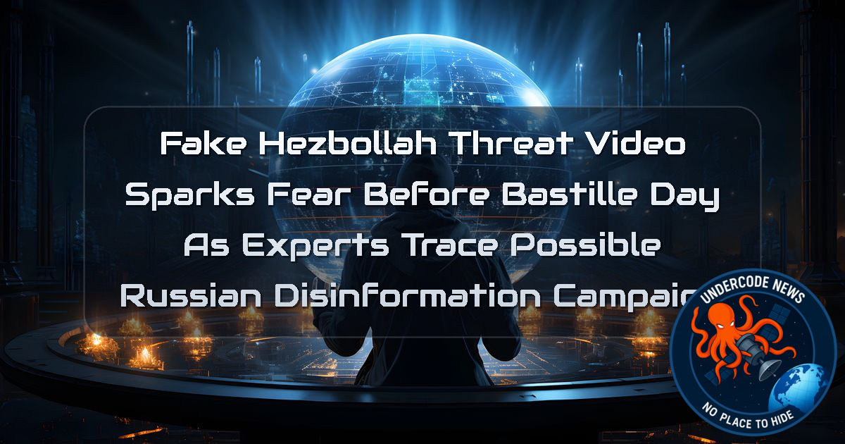 Fake Hezbollah Threat Video Sparks Fear Before Bastille Day as Experts Trace Possible Russian Disinformation Campaign + Video