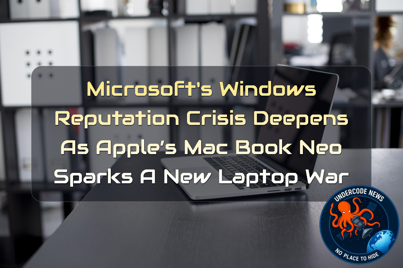 Microsoft’s Windows Reputation Crisis Deepens as Apple’s MacBook Neo Sparks a New Laptop War + Video