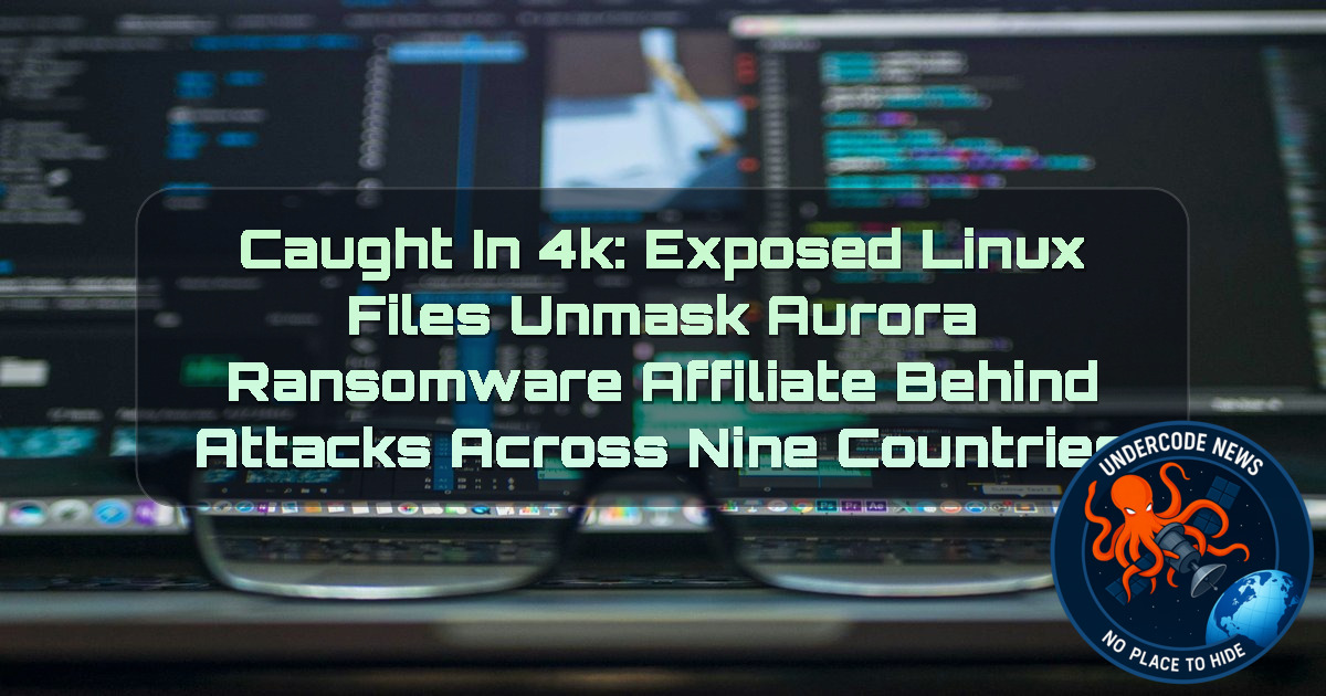 Caught in 4K: Exposed Linux Files Unmask Aurora Ransomware Affiliate Behind Attacks Across Nine Countries + Video