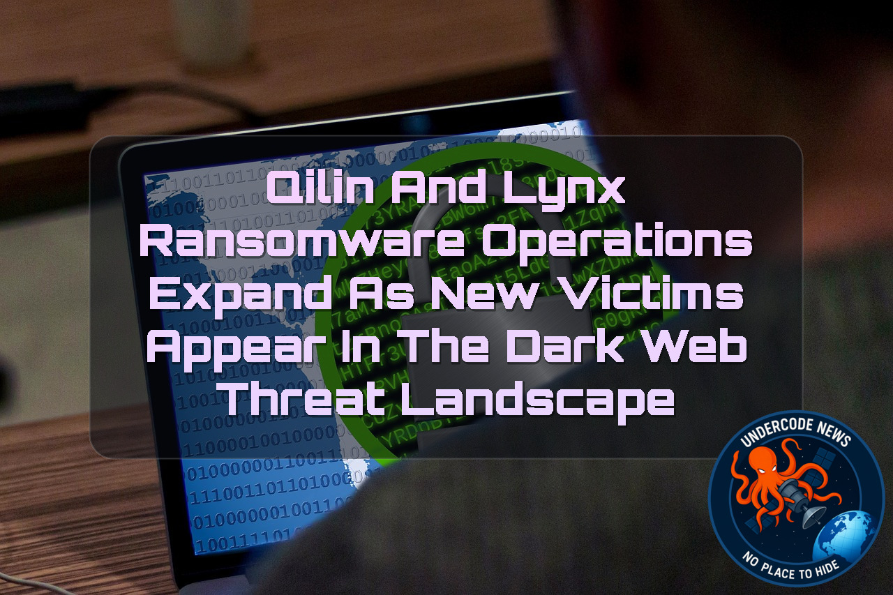 Qilin and Lynx Ransomware Operations Expand as New Victims Appear in the Dark Web Threat Landscape + Video