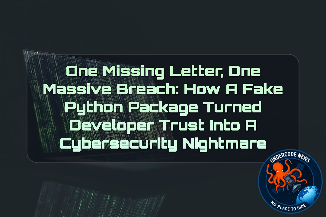 One Missing Letter, One Massive Breach: How a Fake Python Package Turned Developer Trust Into a Cybersecurity Nightmare