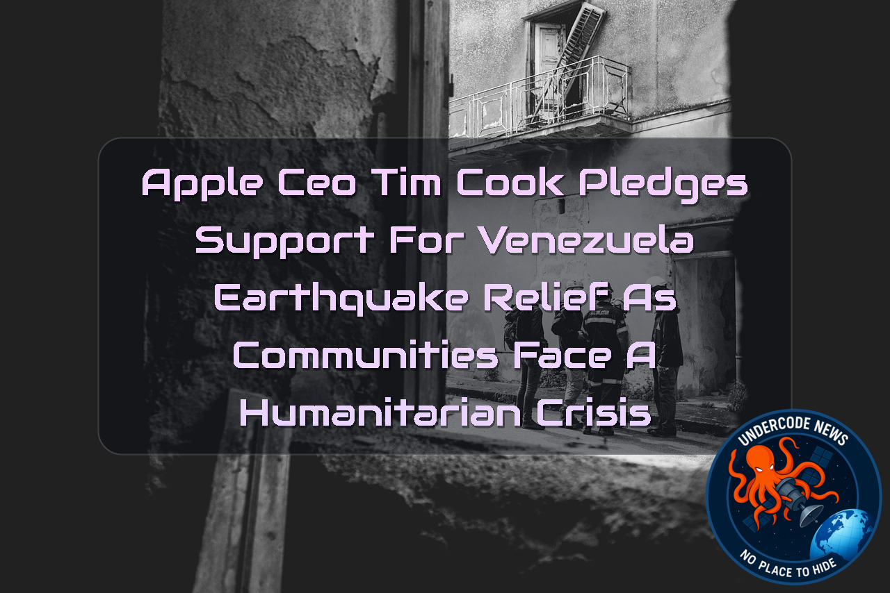 Apple CEO Tim Cook Pledges Support for Venezuela Earthquake Relief as Communities Face a Humanitarian Crisis + Video