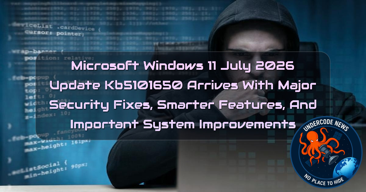 Microsoft Windows 11 July 2026 Update KB5101650 Arrives With Major Security Fixes, Smarter Features, and Important System Improvements + Video