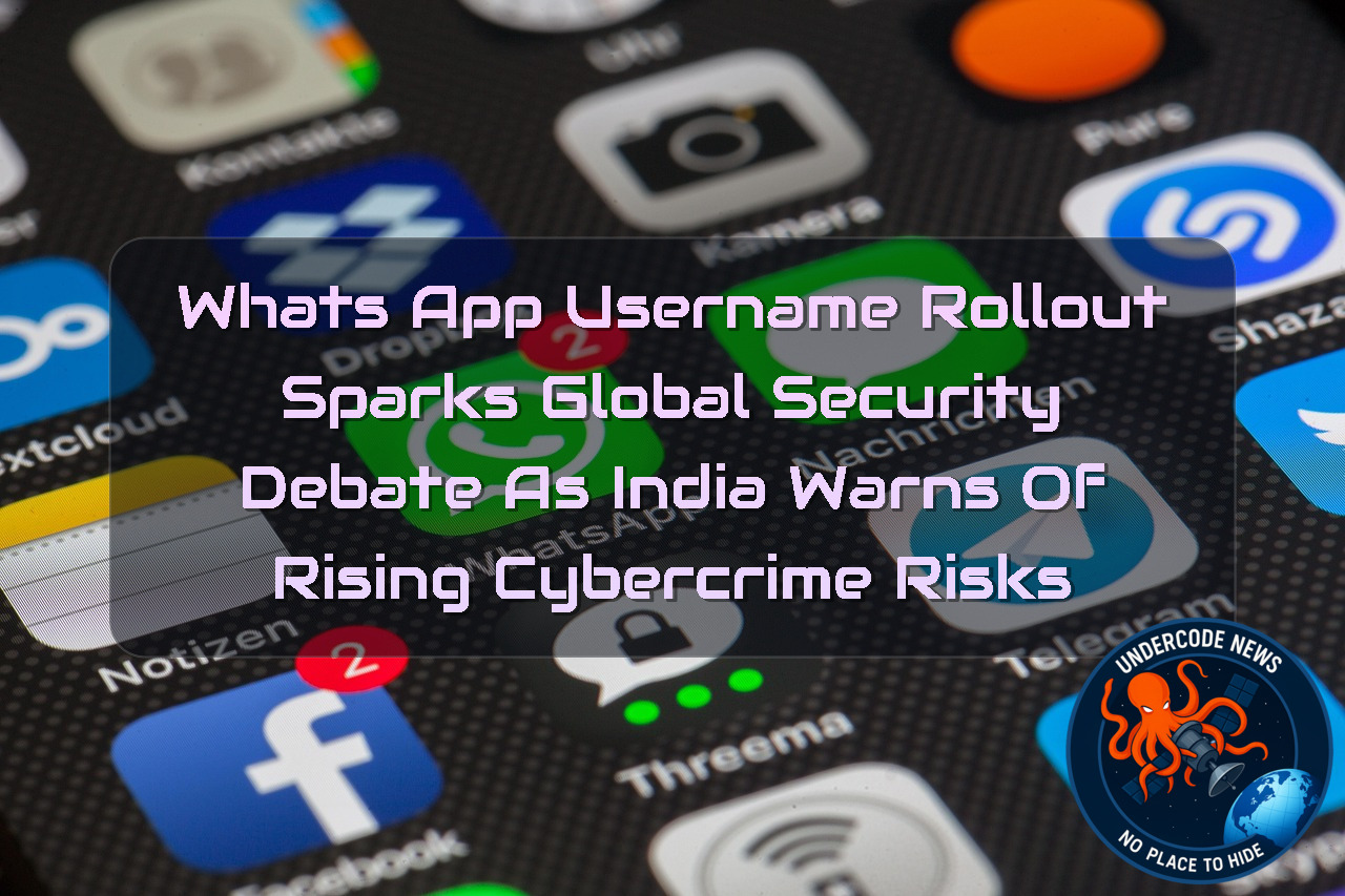WhatsApp Username Rollout Sparks Global Security Debate as India Warns of Rising Cybercrime Risks + Video