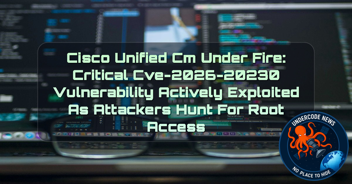 Cisco Unified CM Under Fire: Critical CVE-2026-20230 Vulnerability Actively Exploited as Attackers Hunt for Root Access + Video