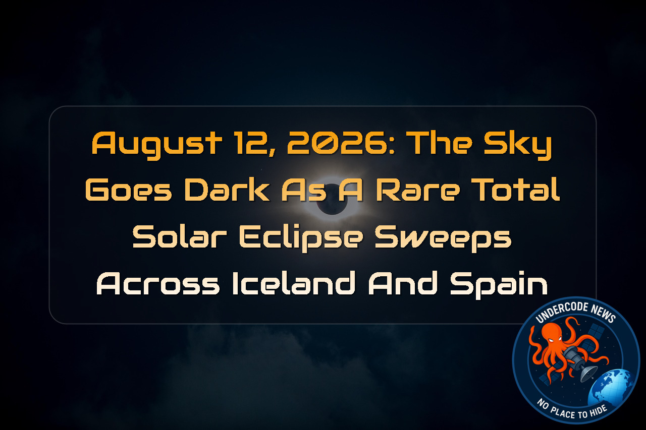 August 12, 2026: The Sky Goes Dark as a Rare Total Solar Eclipse Sweeps Across Iceland and Spain