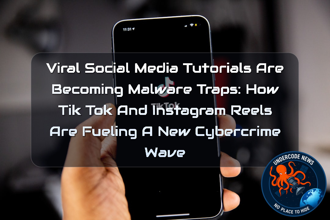 Viral Social Media Tutorials Are Becoming Malware Traps: How TikTok and Instagram Reels Are Fueling a New Cybercrime Wave