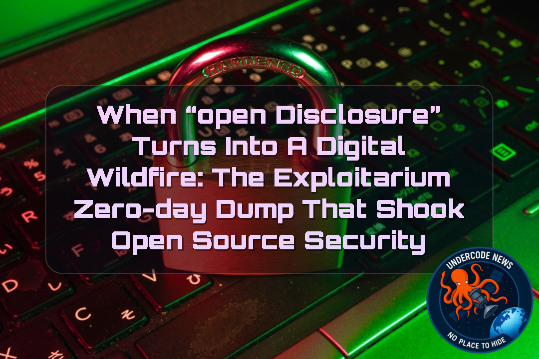 When “Open Disclosure” Turns Into a Digital Wildfire: The Exploitarium Zero-Day Dump That Shook Open Source Security