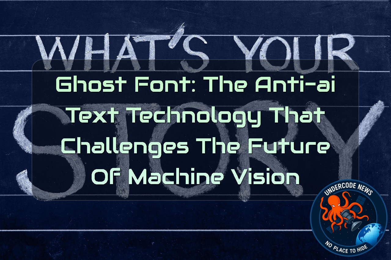 Ghost Font: The Anti-AI Text Technology That Challenges the Future of Machine Vision + Video