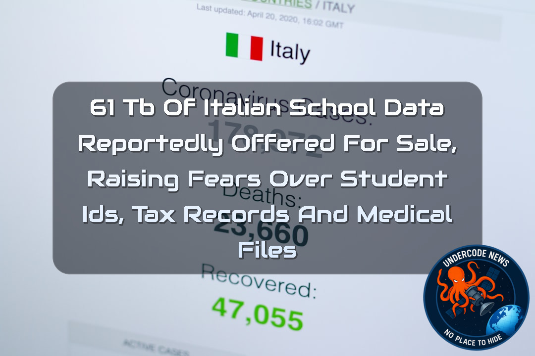 61 TB of Italian School Data Reportedly Offered for Sale, Raising Fears Over Student IDs, Tax Records and Medical Files + Video