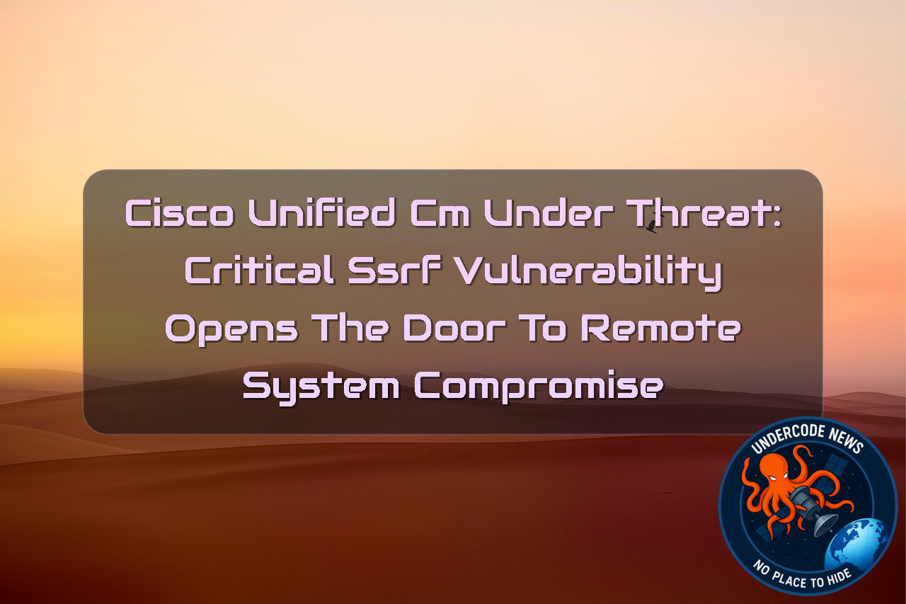 Cisco Unified CM Under Threat: Critical SSRF Vulnerability Opens the Door to Remote System Compromise