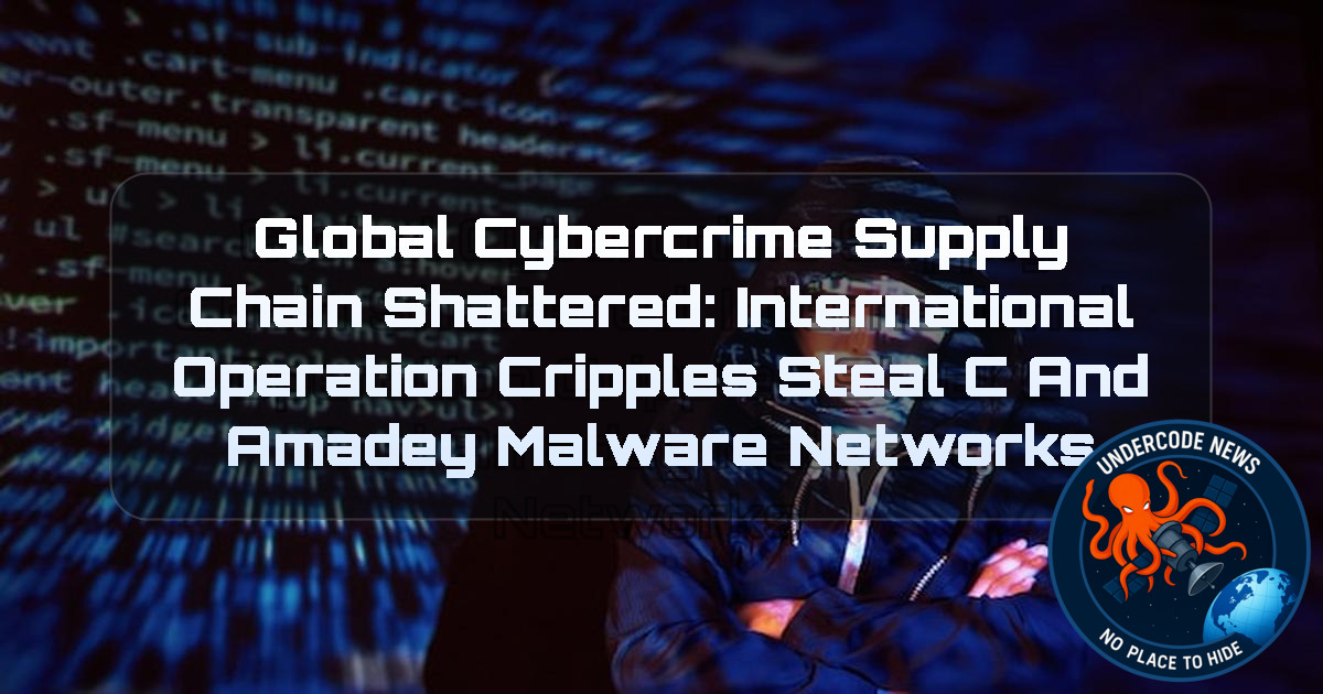 Global Cybercrime Supply Chain Shattered: International Operation Cripples StealC and Amadey Malware Networks + Video