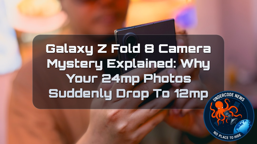 Galaxy Z Fold 8 Camera Mystery Explained: Why Your 24MP Photos Suddenly Drop to 12MP + Video