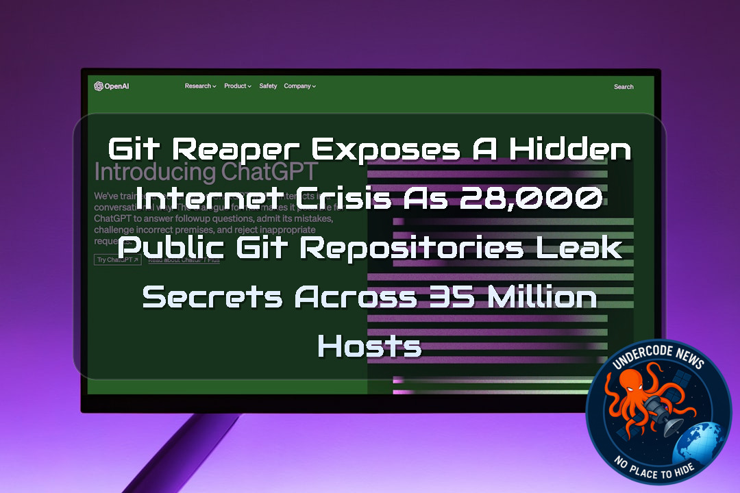 GitReaper Exposes a Hidden Internet Crisis as 28,000 Public Git Repositories Leak Secrets Across 35 Million Hosts + Video