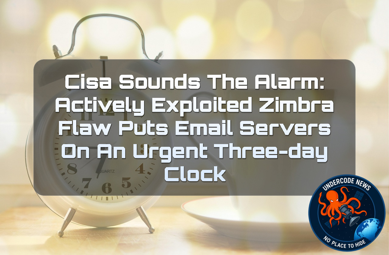 CISA Sounds the Alarm: Actively Exploited Zimbra Flaw Puts Email Servers on an Urgent Three-Day Clock