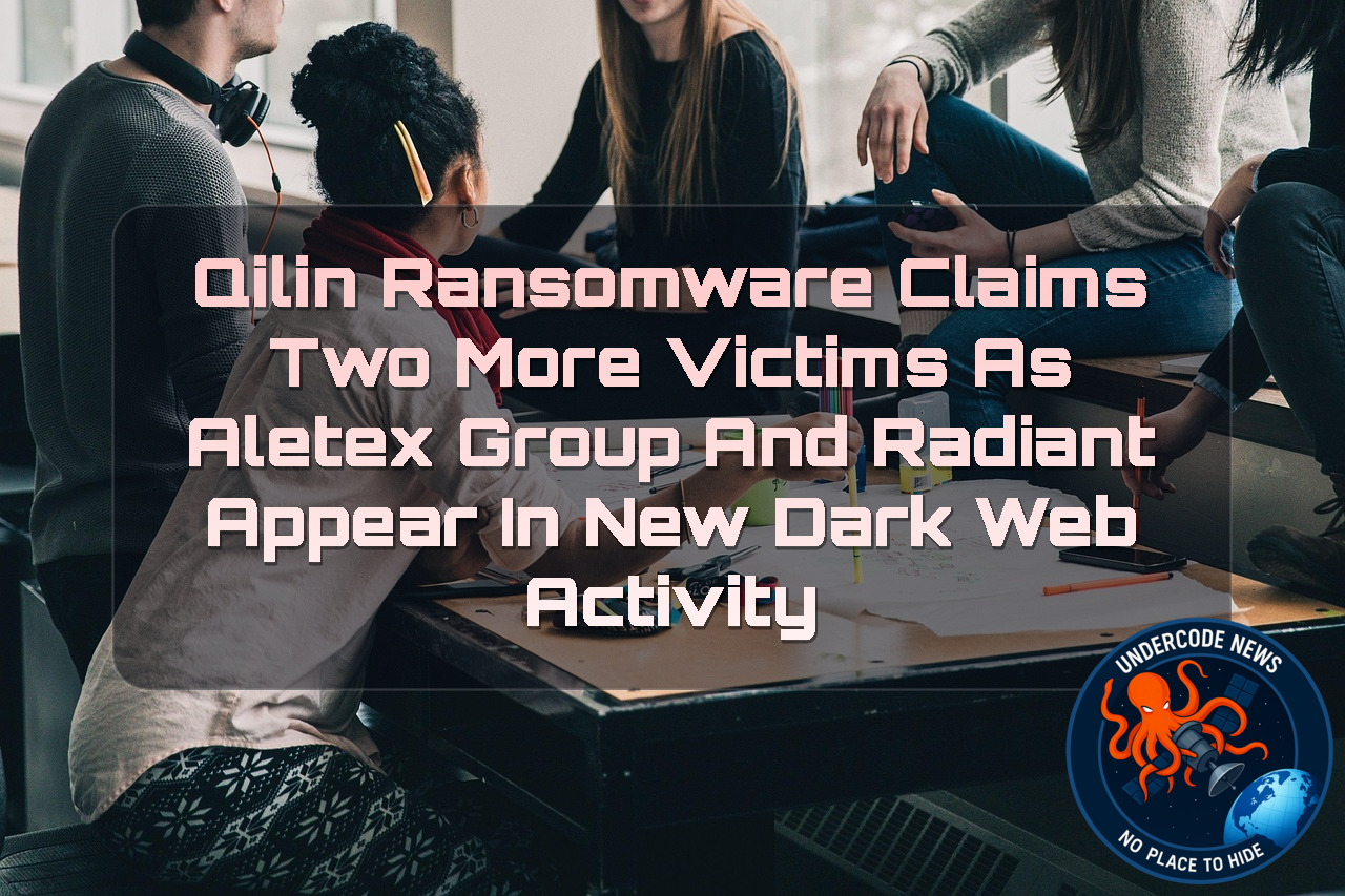 Qilin Ransomware Claims Two More Victims as ALETEX GROUP and RADIANT Appear in New Dark Web Activity + Video