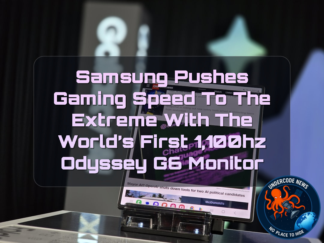 Samsung Pushes Gaming Speed to the Extreme With the World’s First 1,100Hz Odyssey G6 Monitor