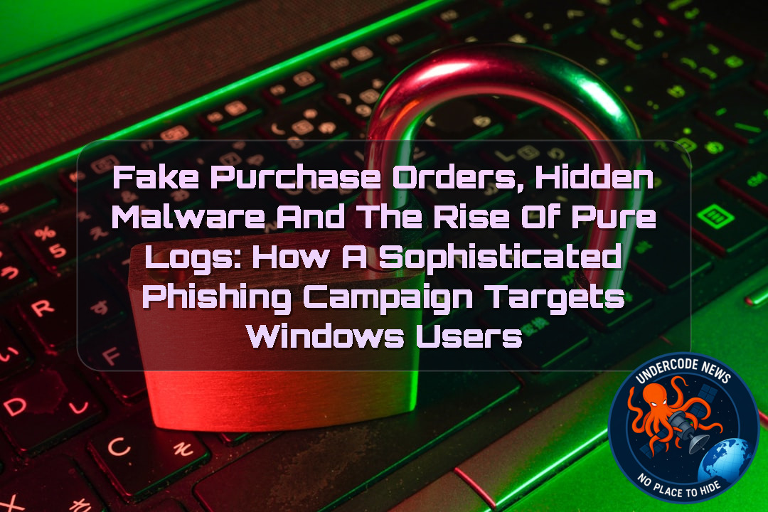 Fake Purchase Orders, Hidden Malware and the Rise of PureLogs: How a Sophisticated Phishing Campaign Targets Windows Users + Video