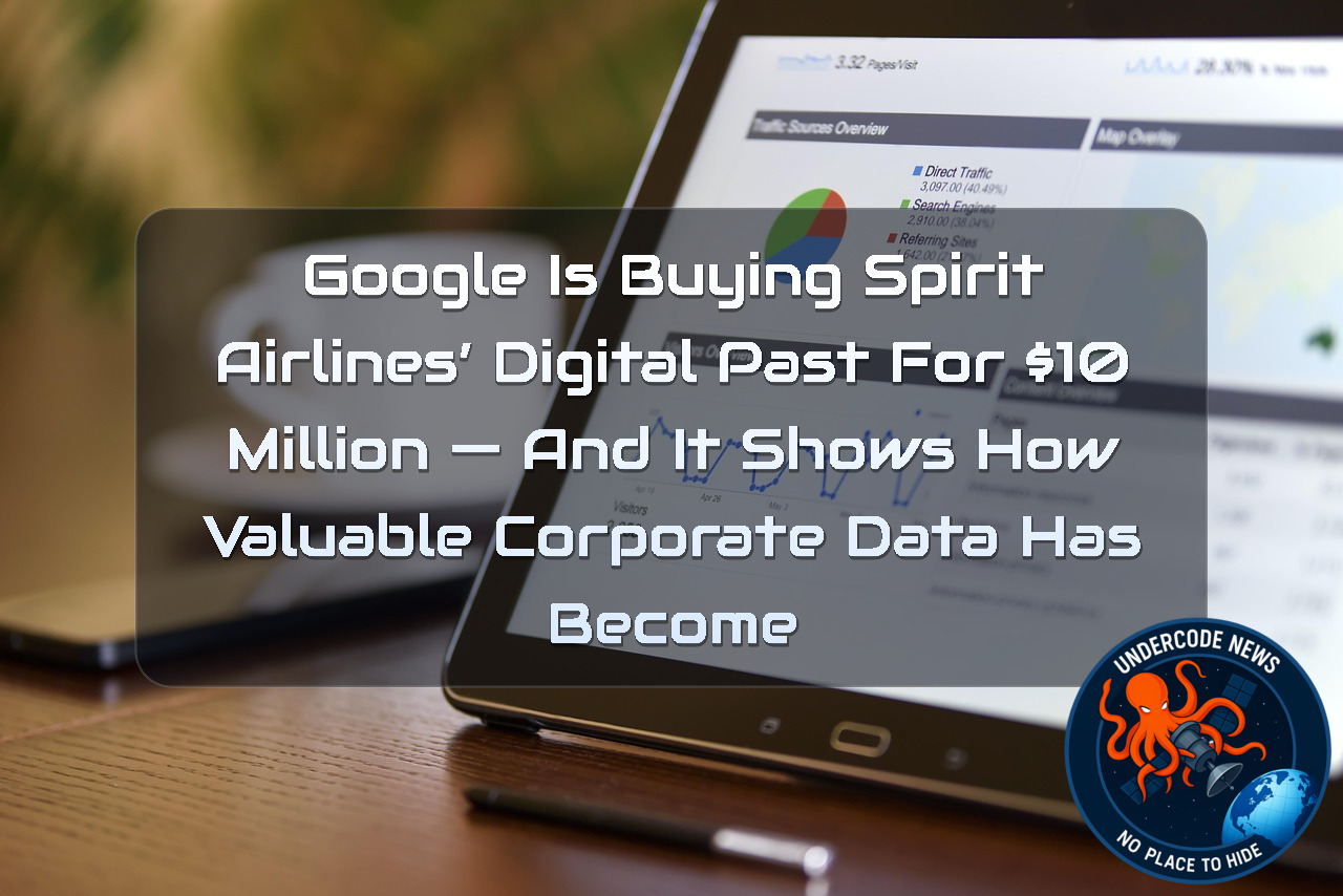 Google Is Buying Spirit Airlines’ Digital Past for 0 Million — And It Shows How Valuable Corporate Data Has Become + Video