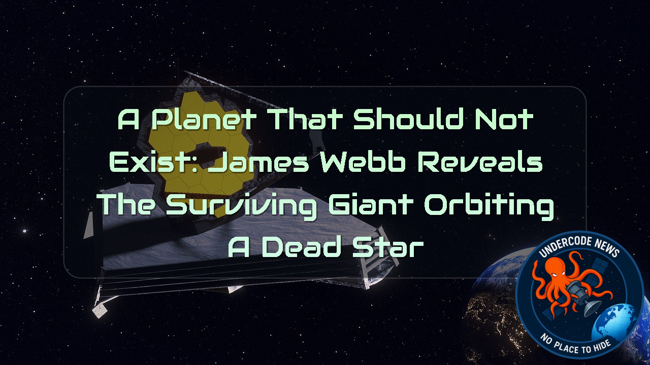 A Planet That Should Not Exist: James Webb Reveals the Surviving Giant Orbiting a Dead Star + Video