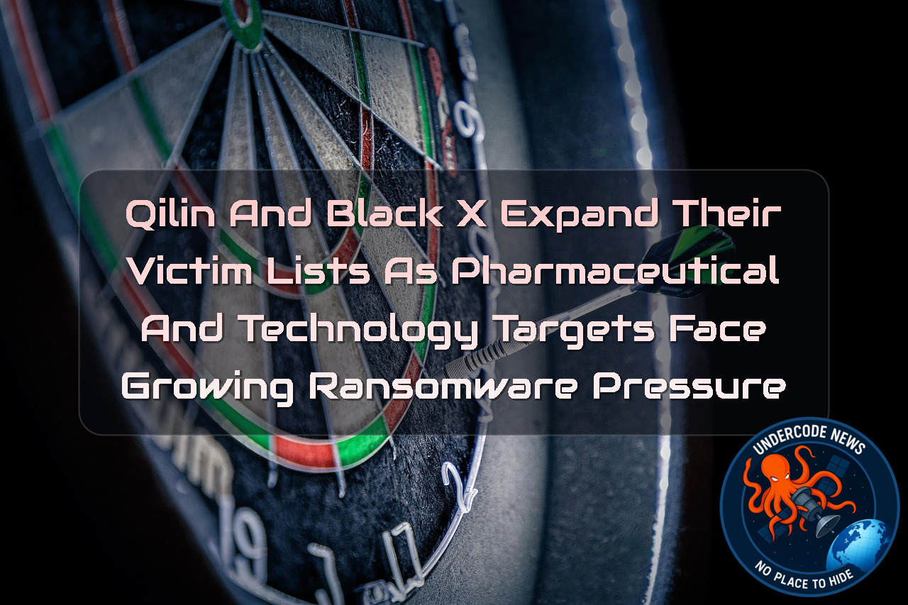 Qilin and Black X Expand Their Victim Lists as Pharmaceutical and Technology Targets Face Growing Ransomware Pressure + Video