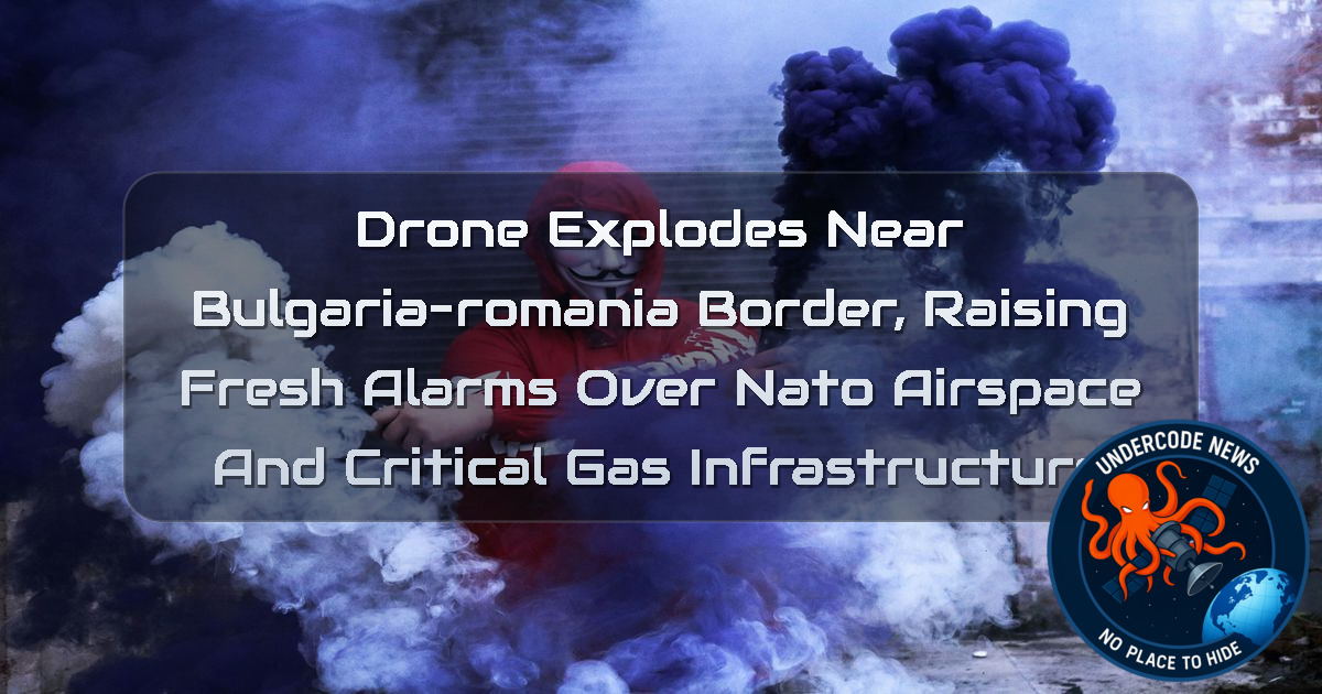 Drone Explodes Near Bulgaria–Romania Border, Raising Fresh Alarms Over NATO Airspace and Critical Gas Infrastructure + Video