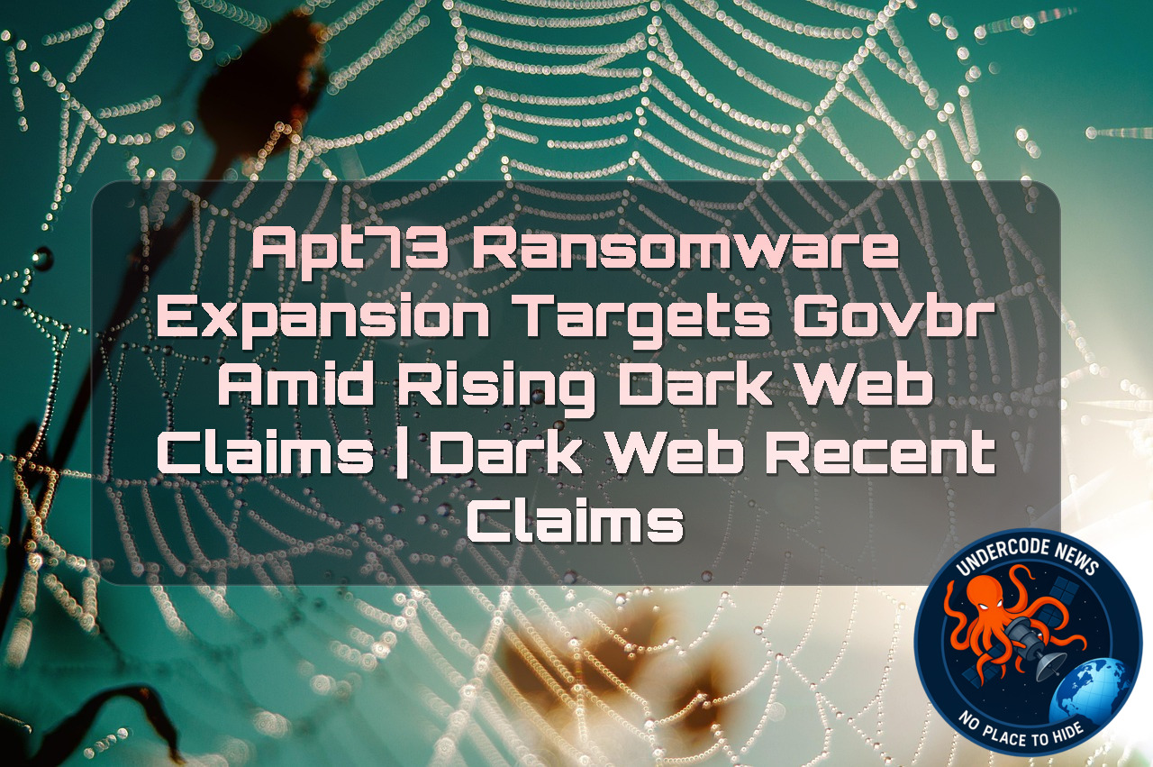APT73 Ransomware Expansion Targets GOVBR Amid Rising Dark Web Claims | Dark Web recent claims + Video