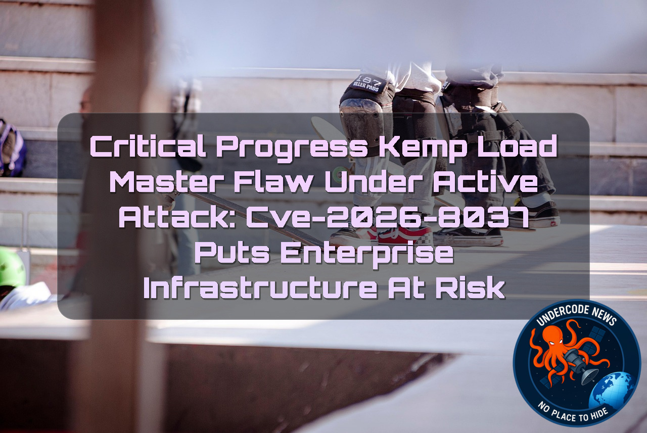 Critical Progress Kemp LoadMaster Flaw Under Active Attack: CVE-2026-8037 Puts Enterprise Infrastructure at Risk + Video