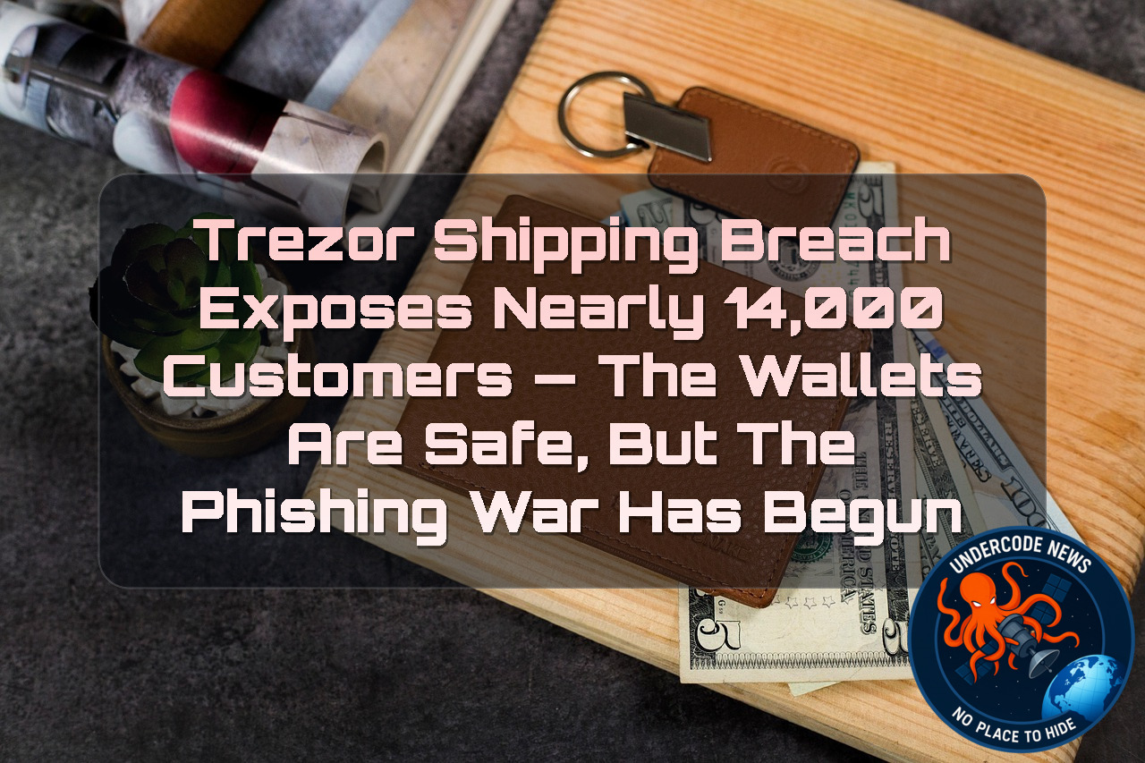 Trezor Shipping Breach Exposes Nearly 14,000 Customers — The Wallets Are Safe, But the Phishing War Has Begun + Video