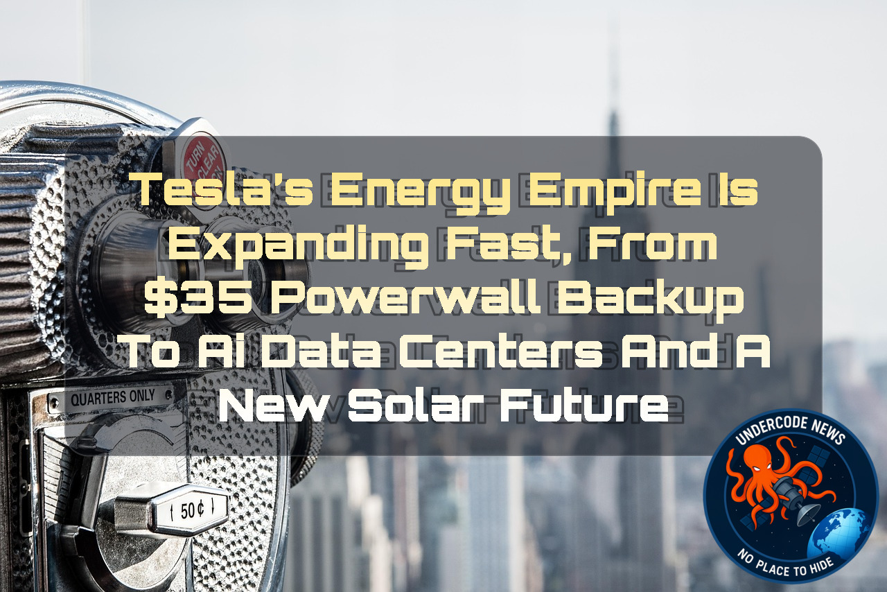 Tesla’s Energy Empire Is Expanding Fast, From 5 Powerwall Backup to AI Data Centers and a New Solar Future + Video