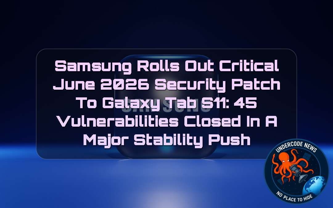 Samsung Rolls Out Critical June 2026 Security Patch to Galaxy Tab S11: 45 Vulnerabilities Closed in a Major Stability Push + Video