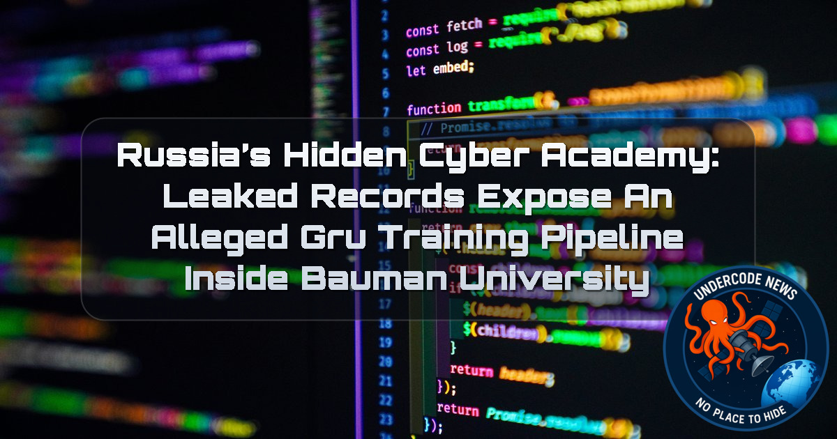 Russia’s Hidden Cyber Academy: Leaked Records Expose an Alleged GRU Training Pipeline Inside Bauman University + Video