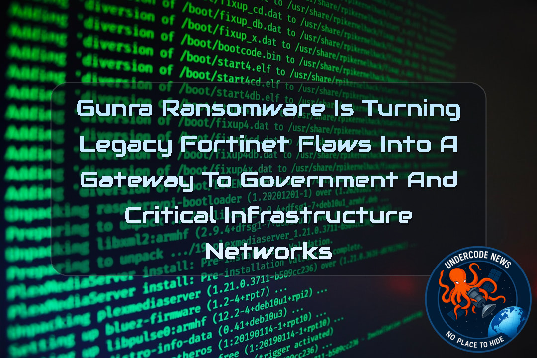 Gunra Ransomware Is Turning Legacy Fortinet Flaws Into a Gateway to Government and Critical Infrastructure Networks