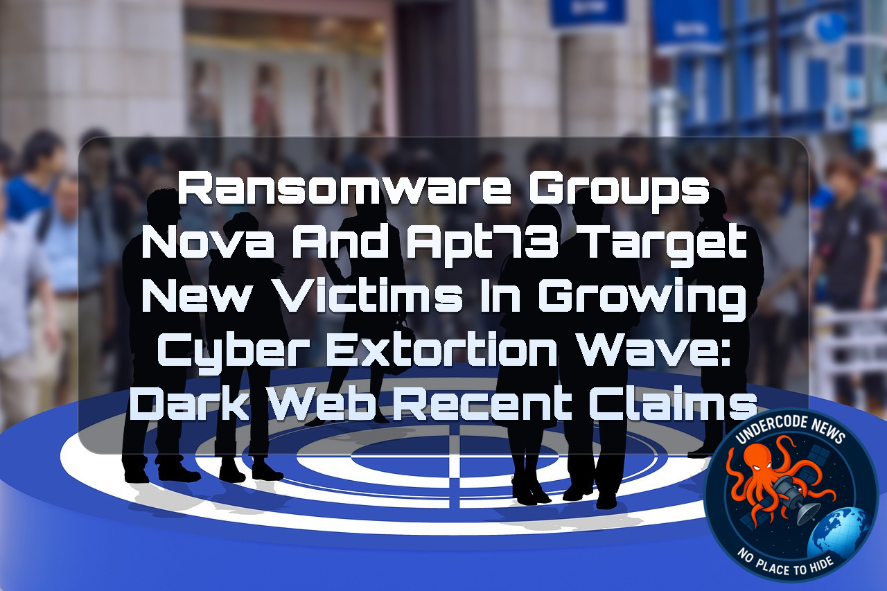Ransomware Groups Nova and APT73 Target New Victims in Growing Cyber Extortion Wave: Dark Web recent claims + Video