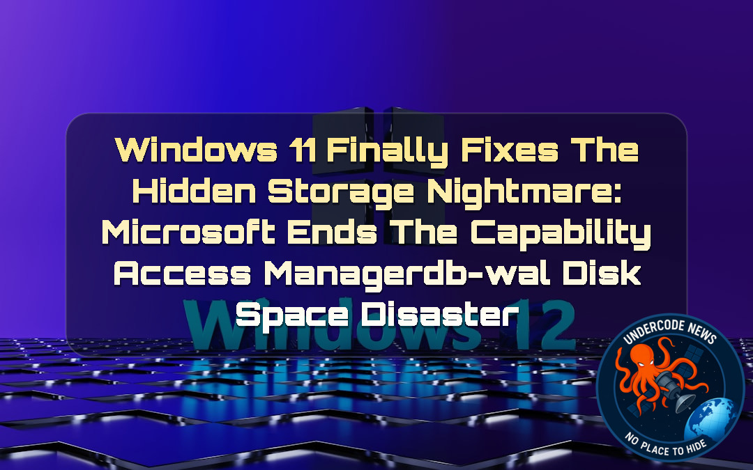 Windows 11 Finally Fixes the Hidden Storage Nightmare: Microsoft Ends the CapabilityAccessManagerdb-wal Disk Space Disaster + Video