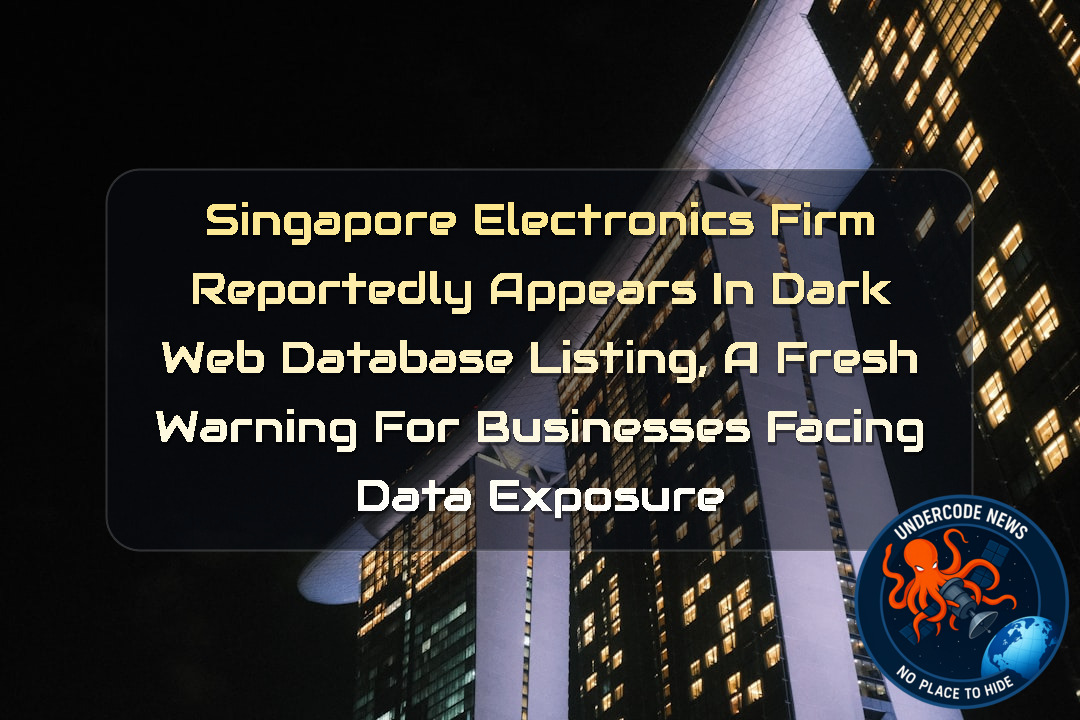 Singapore Electronics Firm Reportedly Appears in Dark Web Database Listing, A Fresh Warning for Businesses Facing Data Exposure + Video